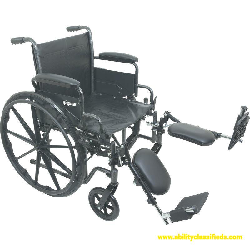 Probasics K2 Manual Wheelchair With Elevating Legrests 