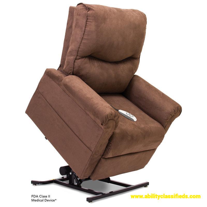 Pride Essential Collection Lift Chair, Model LC-105, Cocoa Fabric