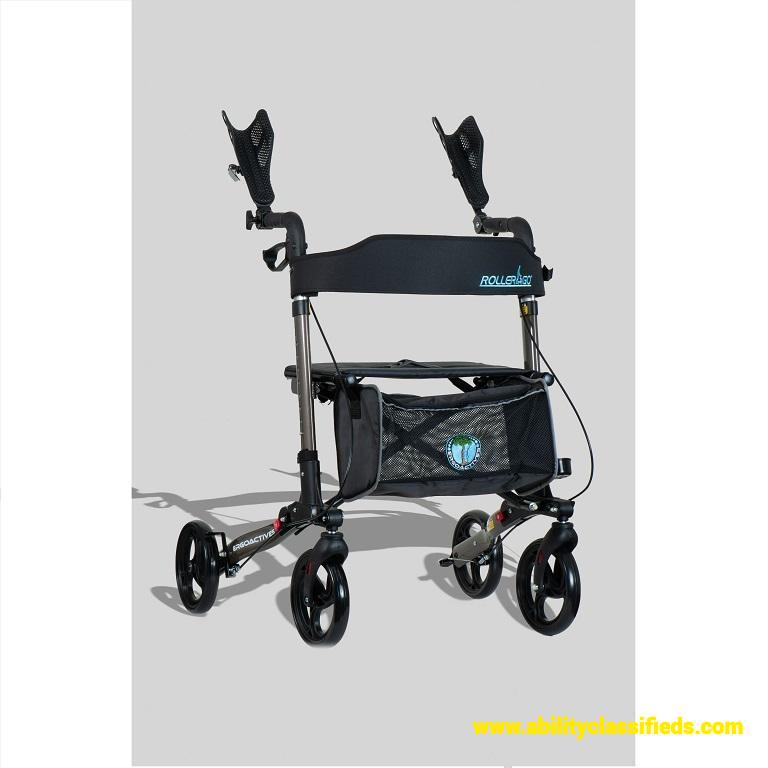 ErgoActive Roller-Go Rollator Walker with Forearm Supports